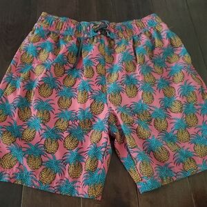 Swimming shorts size medium by Reverse Threads colorful pineapple 🍍
